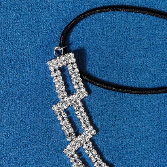 Fashion Rhinestones Headband Crown For First Communion, Wedding, Pageant Sliver - Picture 6 of 7